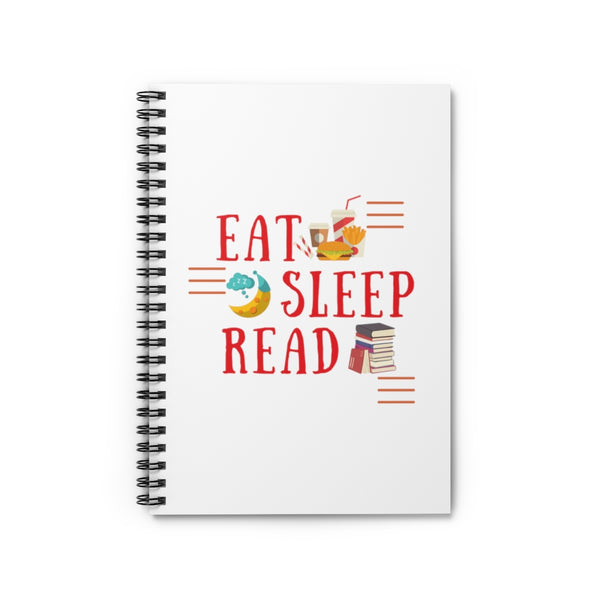 Eat Sleep Read - Spiral Notebook