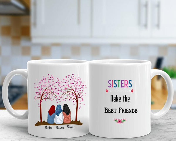 personalized mug best friends sisters