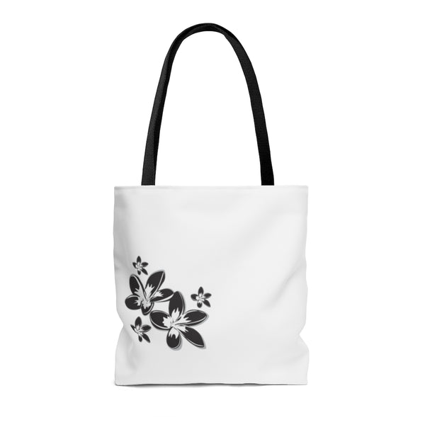 Black Flower - Tote Bag