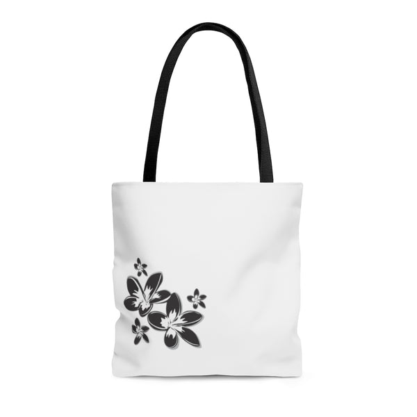 Black Flower - Tote Bag