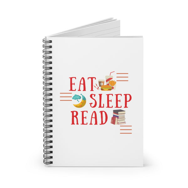 Eat Sleep Read - Spiral Notebook