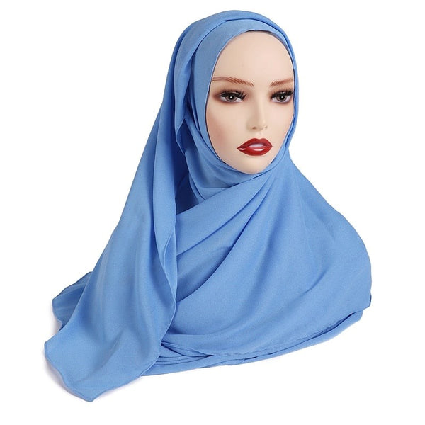 Solid Chiffon Hijab