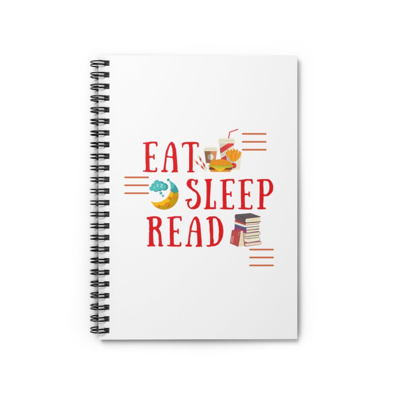 Eat Sleep Read - Spiral Notebook