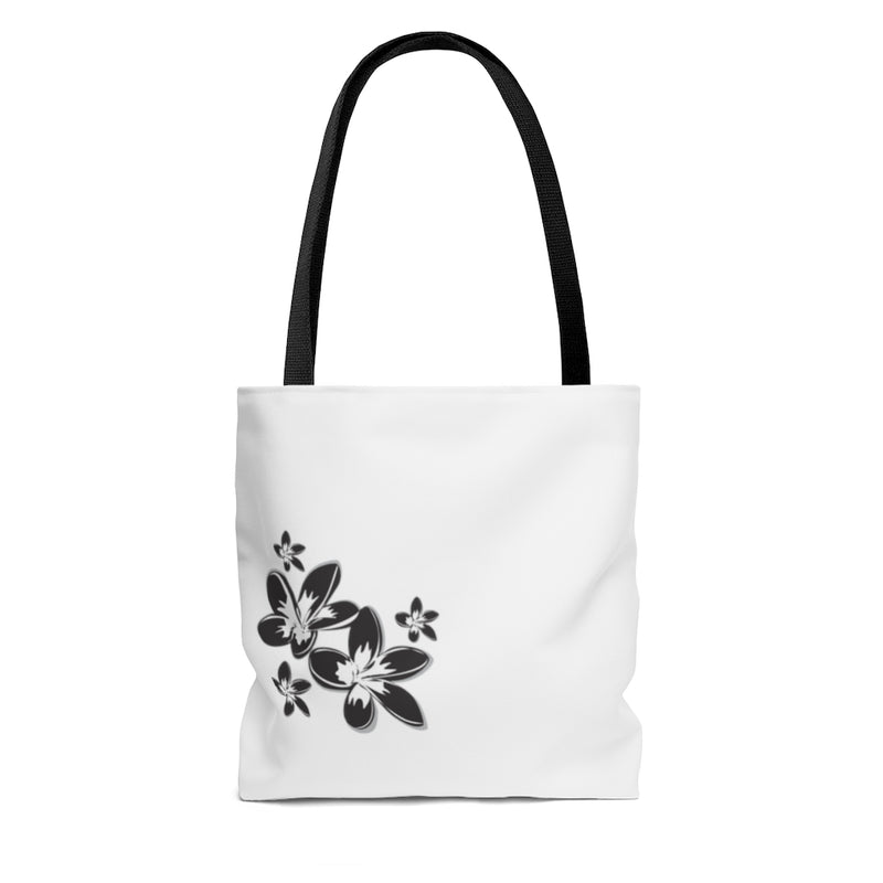 Black Flower - Tote Bag