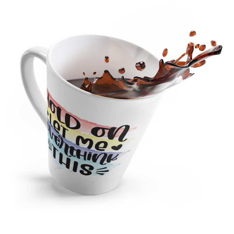 Let me overthink - Latte Mug 12 oz