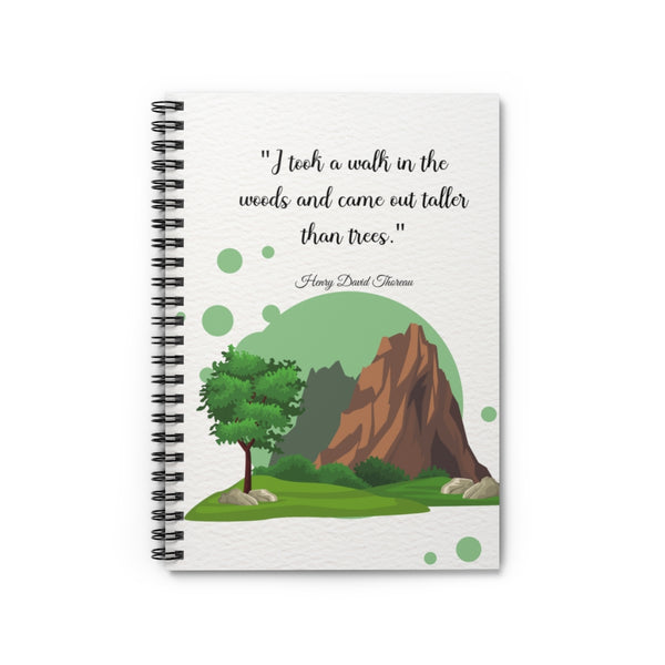 Walk in the Woods - Spiral Notebook