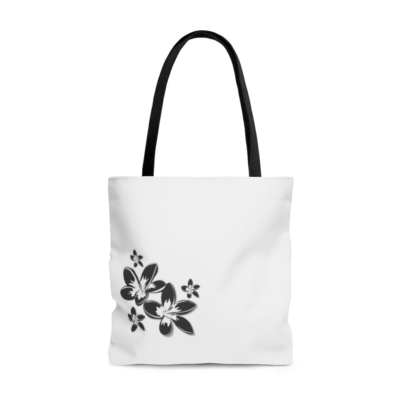 Black Flower - Tote Bag