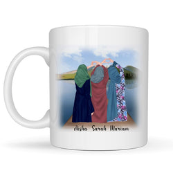 Hijabi Sisters #1 - Personalized Mug