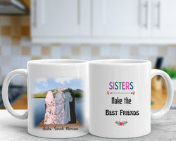 hijabi sisters personalized mugs besties