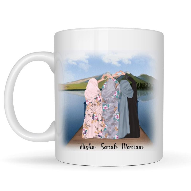 Hijabi Sisters #2 - Personalized Mug