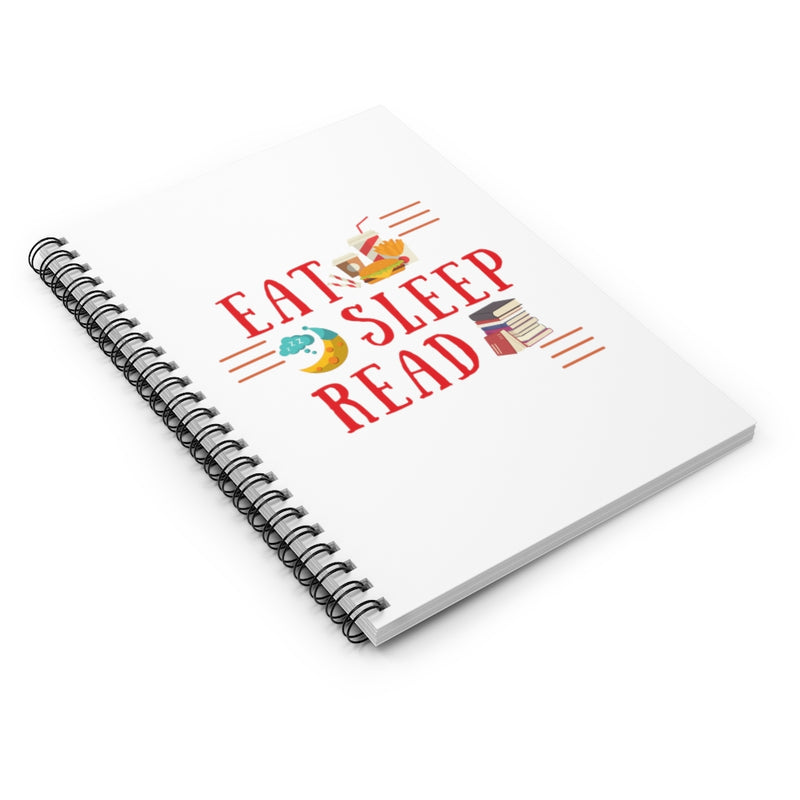 Eat Sleep Read - Spiral Notebook