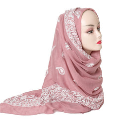 Cotton Embroidered Hijab