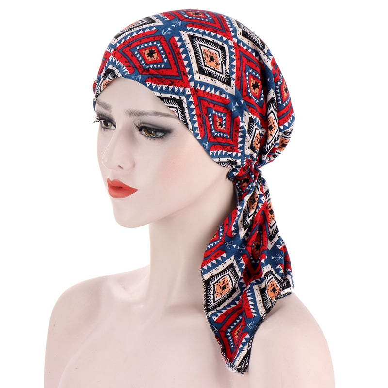 Elastic Turban Cap