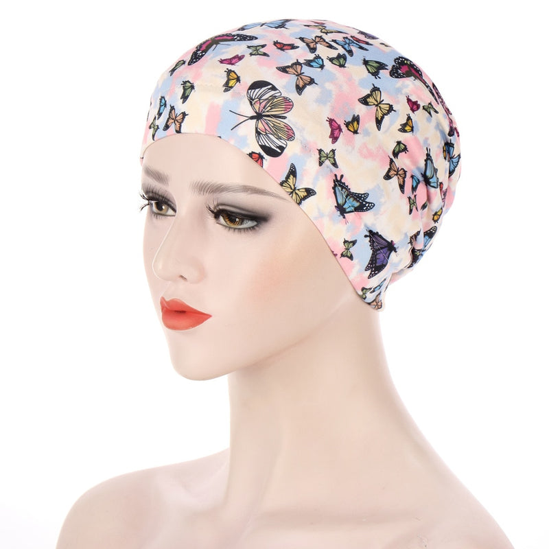 Elastic Turban Cap