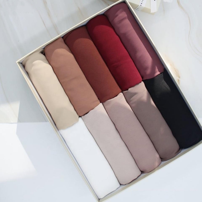 Solid Chiffon Hijab