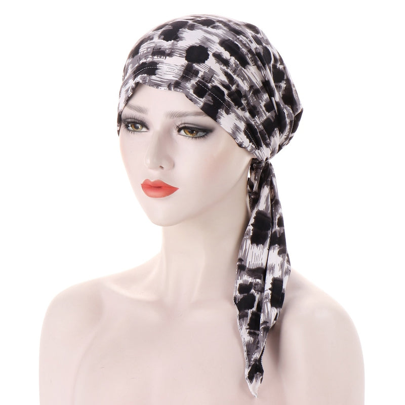 Elastic Turban Cap