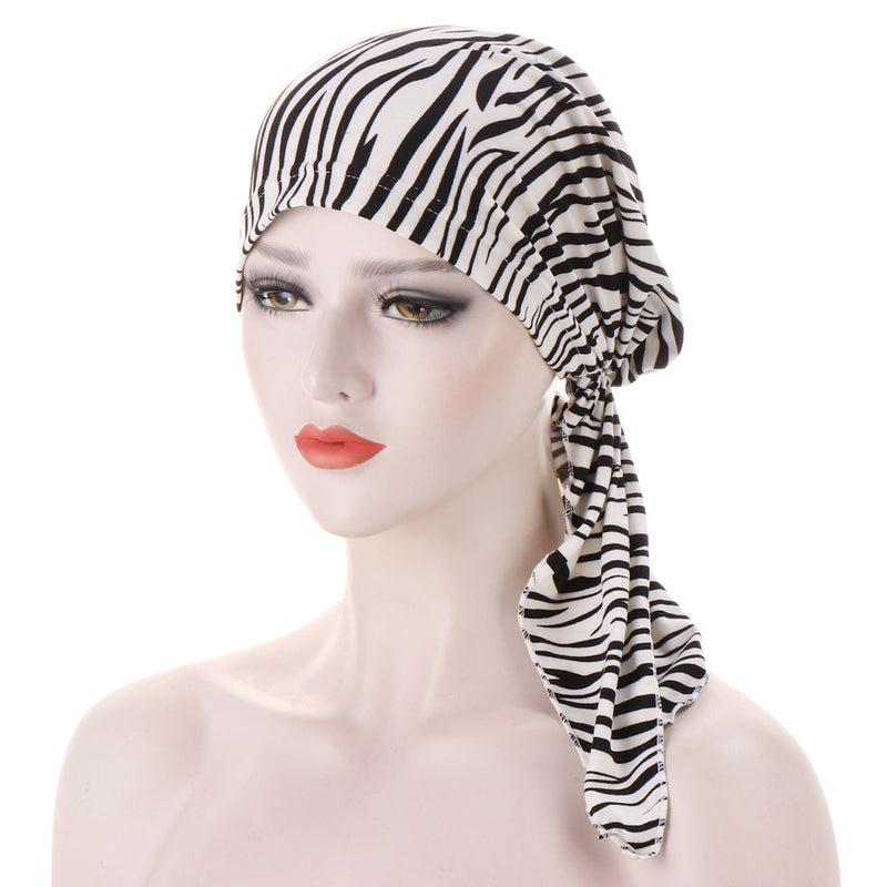 Elastic Turban Cap