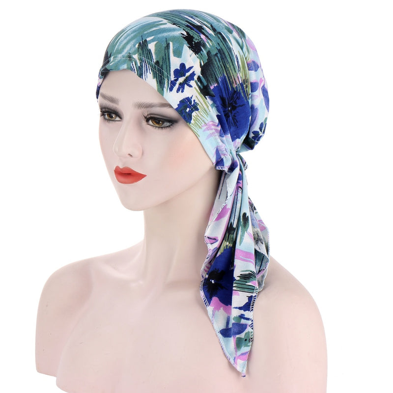 Elastic Turban Cap