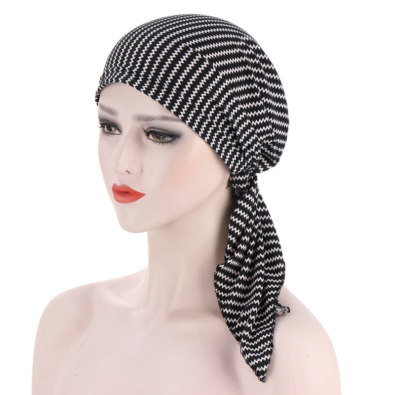 Elastic Turban Cap