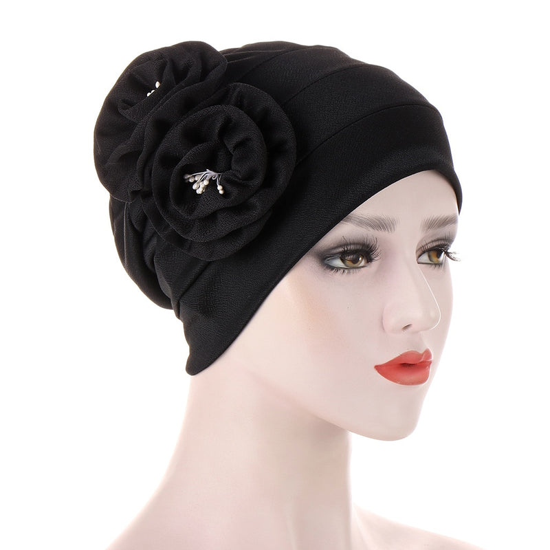 Elastic Turban Cap