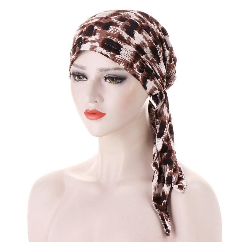 Elastic Turban Cap