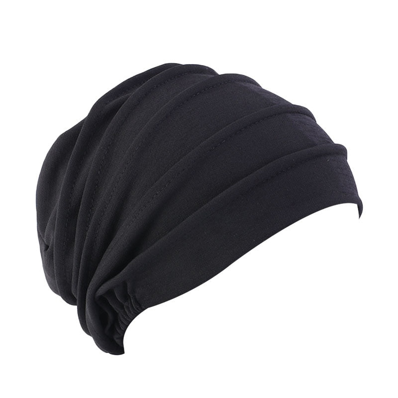 Elastic Turban Cap