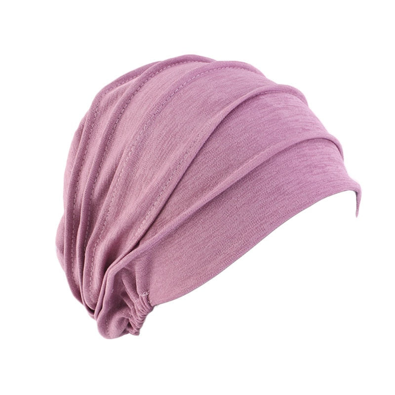 Elastic Turban Cap