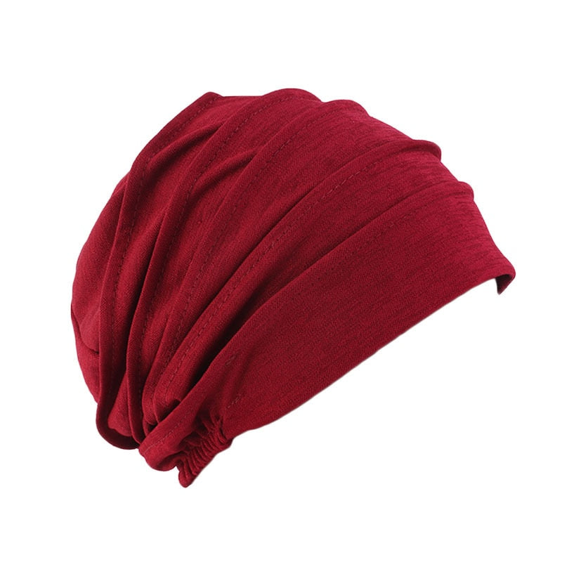 Elastic Turban Cap