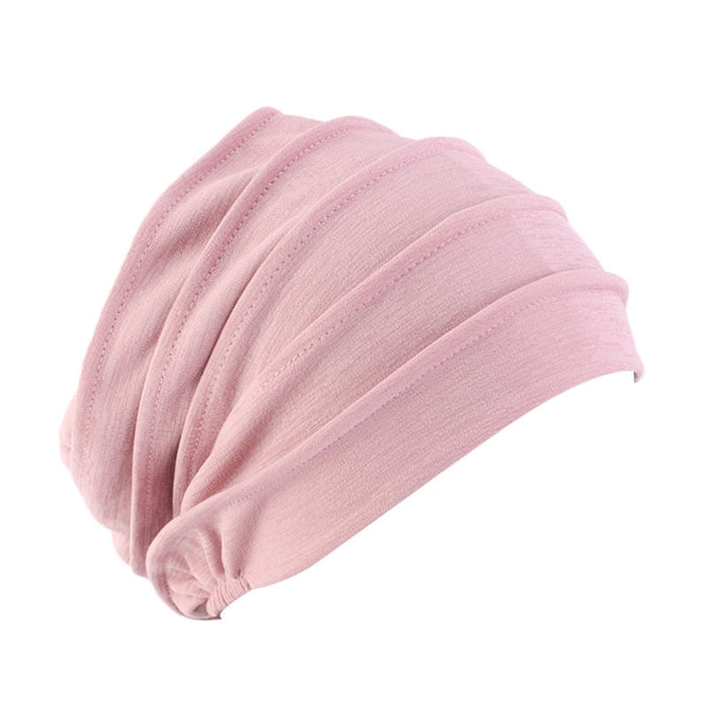 Elastic Turban Cap