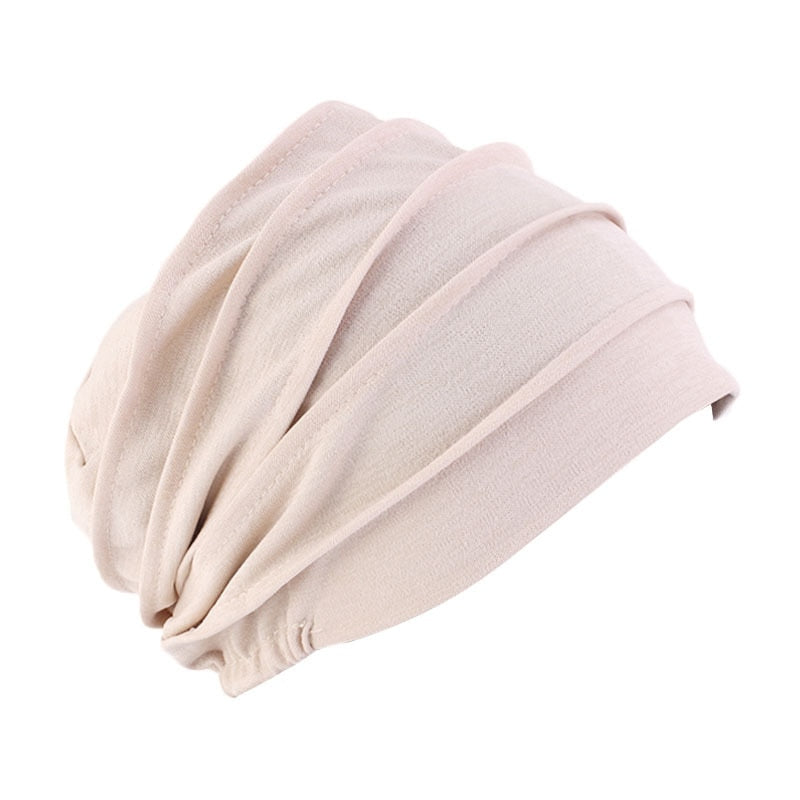 Elastic Turban Cap