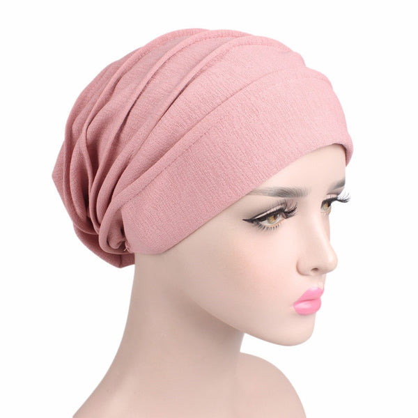 Elastic Turban Cap