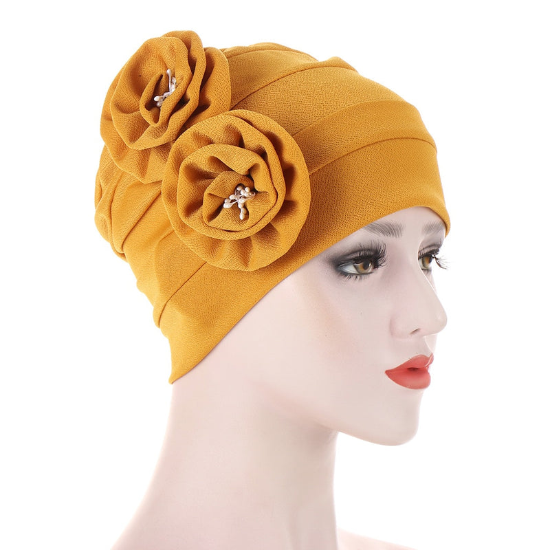 Elastic Turban Cap