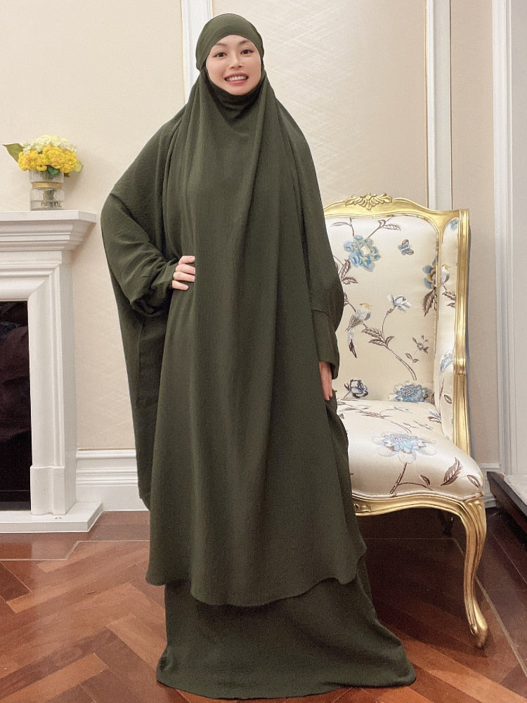 Jilbab + Khimar - 2 Piece Set