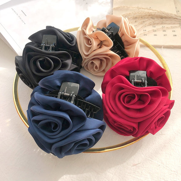 Rose Flower Hair Clip