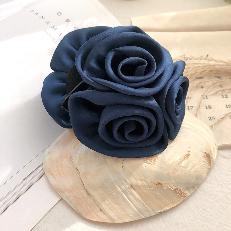 Rose Flower Hair Clip