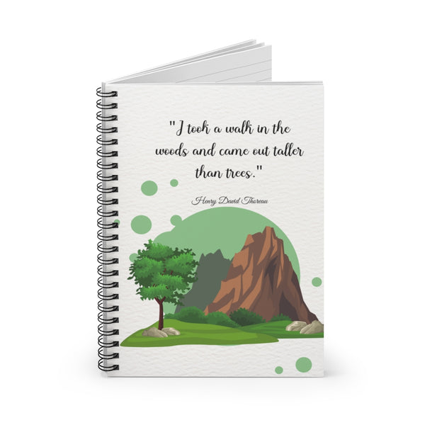 Walk in the Woods - Spiral Notebook