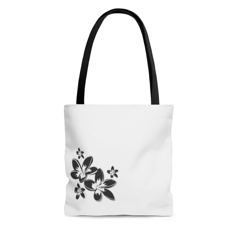 Black Flower - Tote Bag