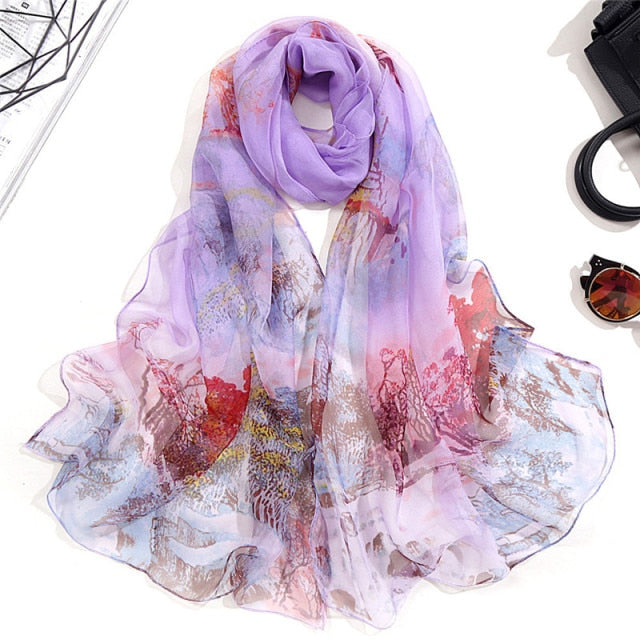 Chiffon Printed Scarves