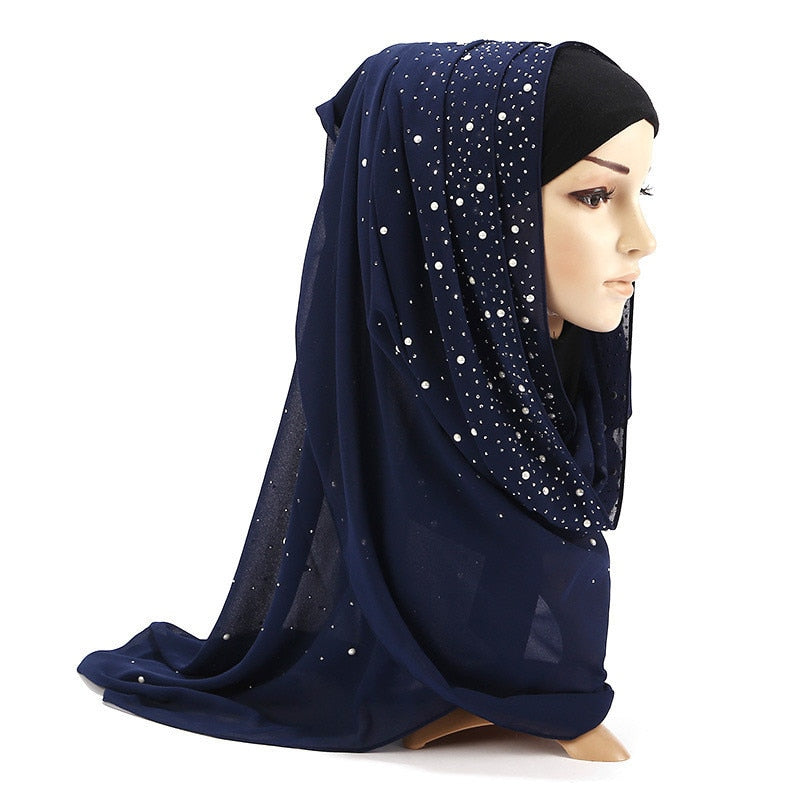 Pearl Chiffon Hijab