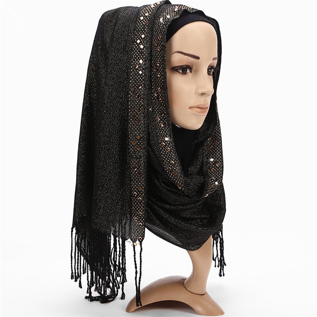 Crystal Edged Hijab