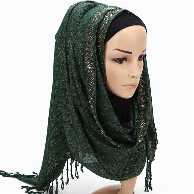 Crystal Edged Hijab