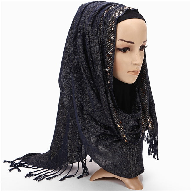 Crystal Edged Hijab