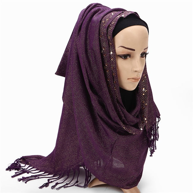 Crystal Edged Hijab