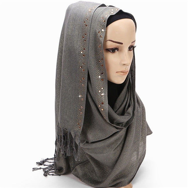 Crystal Edged Hijab