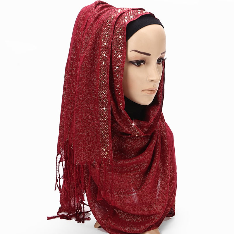 Crystal Edged Hijab