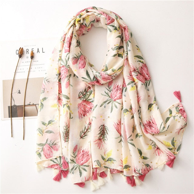 Tulip Print Scarf