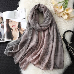 Crinkle Printed Scarf