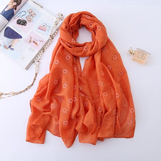 Elegant Print Scarf