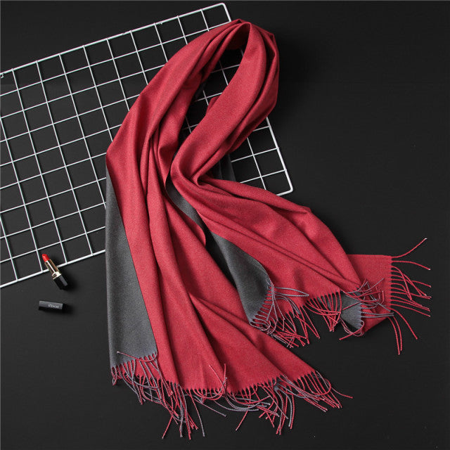 Solid Colored Reversible Shawls