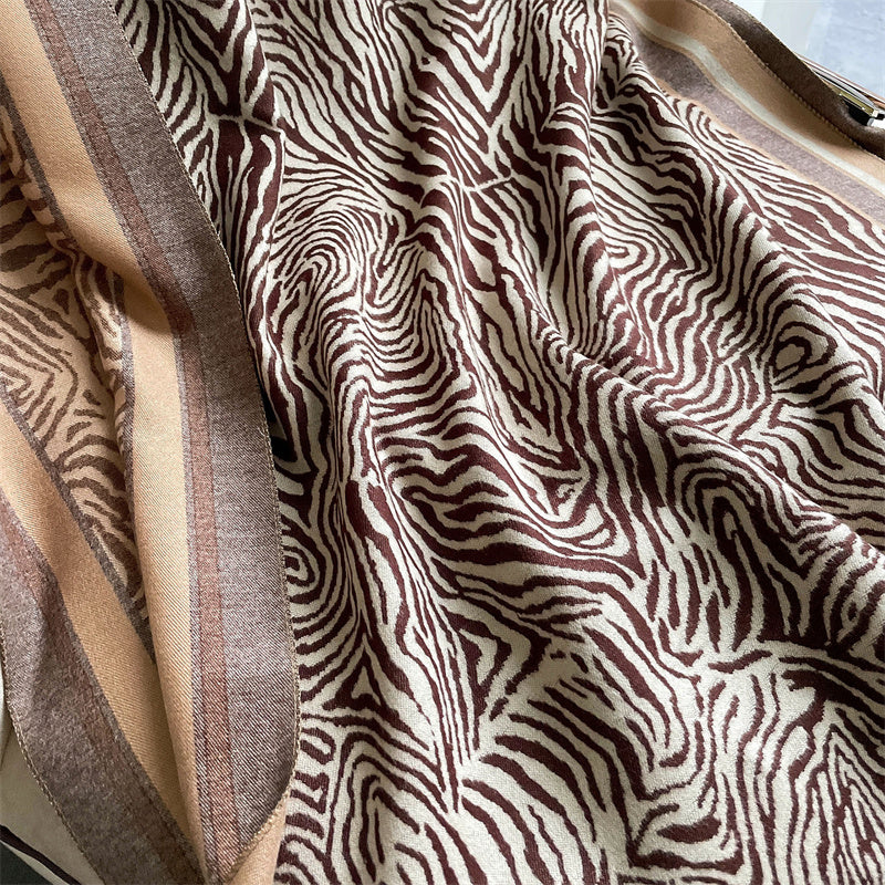 Zebra Effect Shawl